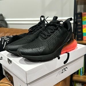 Nike Air Max 270 Men’s Black Hot Punch